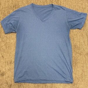 Men's Blue V-Neck T-Shirt - SUPER COMFY